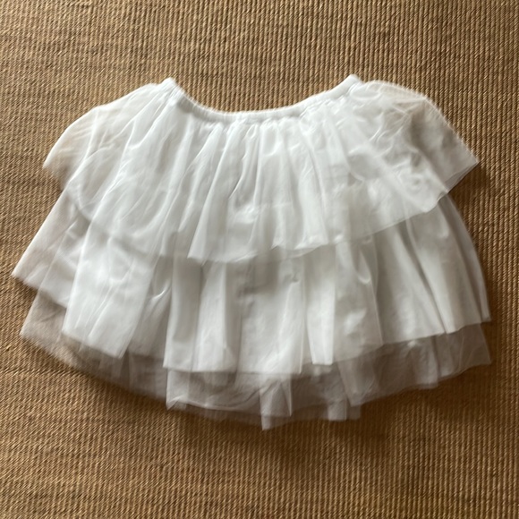 NWOT! Free People ‘Carrie Half Slip’ medium. White. 3 layers. Elastic waist - Picture 2 of 8